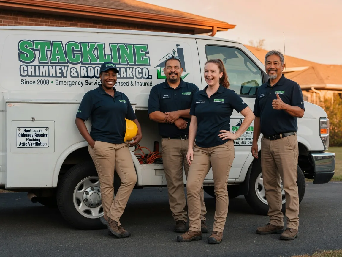Chimney flashing repair company in Melbourne, IA